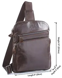 Чоловіча шкіряна сумка Vintage 20х25,5х5 см sum0012445 - мініатюра 4