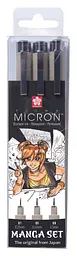 Набір лінерів Sakura PIGMA MICRON MANGA 3 шт.