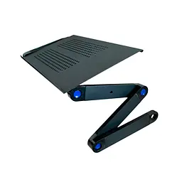 Столик-трансформер для ноутбука Laptop table T6 підставка для ноутбука з охолодженням — 1 вентилятор (ST) - мініатюра 7