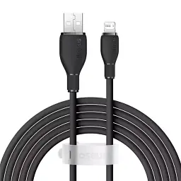 Кабель Baseus Pudding Series Fast Charging Cable USB to Lightning 2.4A 2m P10355700111-01 Black