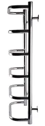 Водяна рушникосушка Unio LS W 800-400-6 Драбинка Скоба, Хром - мініатюра 2