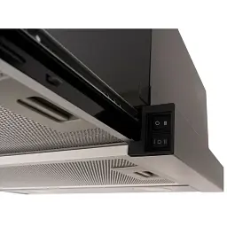 Витяжка кухонна VENTOLUX GARDA 50 BK (700) LED - мініатюра 3
