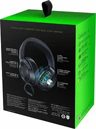 Навушники Razer з мікрофоном Kraken V3 X Black FRML Packaging (RZ04-03750300-R3M1) - мініатюра 7