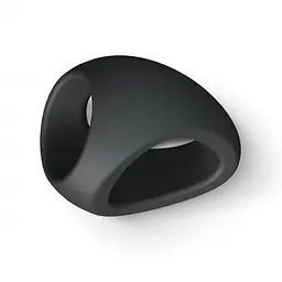 Ерекційне кільце Love To Love Flux Ring подвійне Black Onyx - мініатюра 6