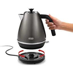 Електрочайник DeLonghi KBIN 2001 TB Distinta titanium 1.7 л (00000025741) - мініатюра 4