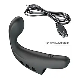 Вібратор на палець Pretty Love Fingering Vibrator Gorgon 9.3 см чорний - мініатюра 10