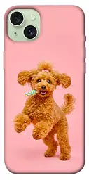 TPU чохол Demsky Happy poodle для Apple iPhone 15 Plus (6.7")