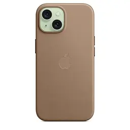 Чохол CasePro FineWoven Case with MagSafe Taupe для iPhone 15 - мініатюра 4