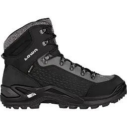 Черевики чоловічі Lowa Renegade Warm GTX Mid 45 Чорний-Сірий - мініатюра 3