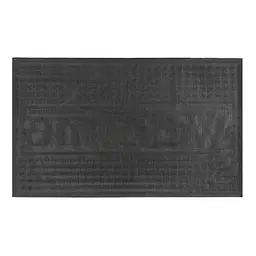 Килимок придверний Eco Fabric Welcome без кромки чорний 45 х 75 см (4575-010) - мініатюра 2
