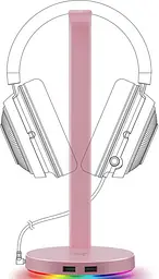 Підставка для навушників Razer Base Station V2 Chroma RGB Quartz (RC21-01510200-R3M1) - мініатюра 2