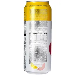 Напій енергетичний Battery Juiced Peach Lemonade безалкогольний соковий середньогазованний 0.5 л - мініатюра 3