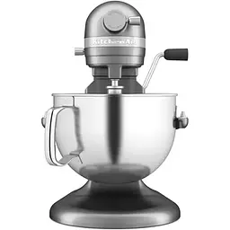 Планетарний міксер KitchenAid Artisan з підйомною чашею 5.6 л сріблястий (5KSM60SPXECU) - мініатюра 4