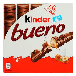 Вафлі Kinder Bueno із молочно–горіховою начинкою (948826)