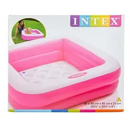 Дитячий басейн Intex 85х85х23 см 57100  Рожевий