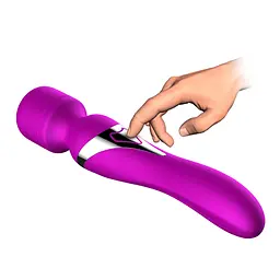 Вібратор B - Series Fox Dual Massager Pulsator 22.6 см (фіолетовий) - мініатюра 21