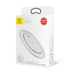 Бездротовий зарядний пристрій Baseus UFO White (WXFD-02) - мініатюра 4