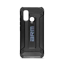 Чехол для Xiaomi Redmi 12C, Panzer, черный, противоударный, бронированный, милитари, панель-накладка, защита всего корпуса, защита дисплея и камеры, термополиуретан (TPU) + поликарбонат (PC), ArmorStandart (ARM70789)