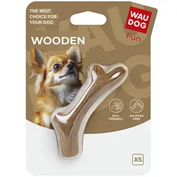 Іграшка для собак WAUDOG Fun Wooden Ріг COLLAR 6254 XS, 10 см Різнокольоровий shop (4823089388786) - мініатюра 1