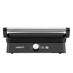 Гриль Ardesto прижимний 1800 Вт чорно-сріблястий (GH-1800MB) - мініатюра 2