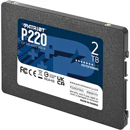 Накопичувач SSD 2.5" 2TB P220 Patriot (P220S2TB25) - мініатюра 2