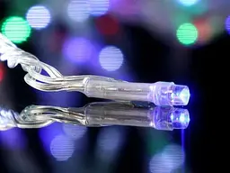 Гірлянда-штора різнокольорова 2x2м 160LED від мережі XPRO (46831-_230) - мініатюра 4
