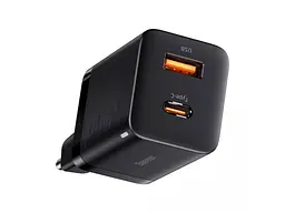 Зарядний адаптер - блок живлення Baseus Super Si Pro Quick Charger C + U 30W EU CCSUPP-E01 Чорний - мініатюра 2