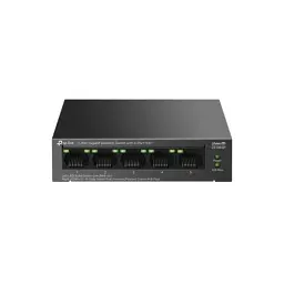 Комутатор TP-Link LiteWave LS105GP, Black, 5xRJ45 (1х10/100/1000 Mb/s, 4xGbE PoE+), некерований