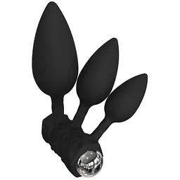 Набір анальних вібропробок Bathmate Anal Training Plugs VIBE діаметр 2.5 см 3.1 см 3.8 см - мініатюра 3