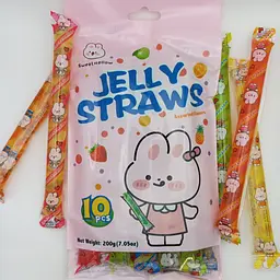 Желейні трубочки SweetMellow Jelly Straws 10 шт 200г - мініатюра 2