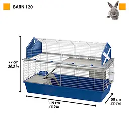Клітка Ferpalst Barn 120 для кроликів - мініатюра 9