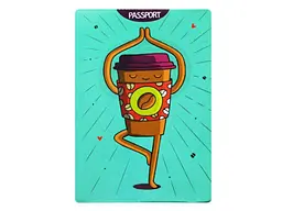 Обкладинка ПОЛІМЕР ПВХ для Паспорта України/Passport "Cofee" 185х130мм арт.307016 в асортименті