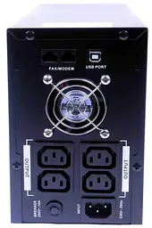 Джерело безперебійного живлення SVC 2000 ВА / 1200 Вт / 9 А*ч (VP-2000-LCD) - мініатюра 3
