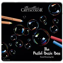 Набір пастелі та олівців The Pastel Basic Box 27 шт. металева коробка Cretacolor (9014400325190) - мініатюра 2