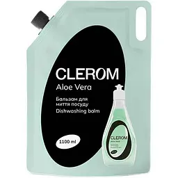 Бальзам для миття посуду CLEROM 1.1л Aloe Vera дой-пак