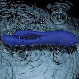 Вібратор Lovetoy L’Allure Pulse 19 см (синій) - мініатюра 23