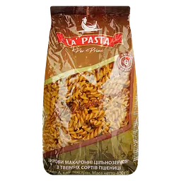 Макаронні вироби La Pasta спіраль цільнозернові 400 г (816996)