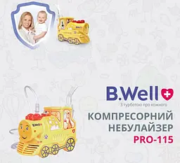 Компресорний небулайзер PRO-115 B.Well - мініатюра 2