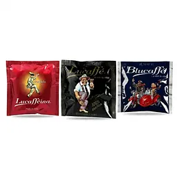 Набір кави в чалдах Lucaffe 3 види Еліт 150 шт