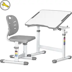 Комплект Evo-kids (стіл+стілець) Evo-03 Ergo Grey (арт. Evo-03 Ergo G)