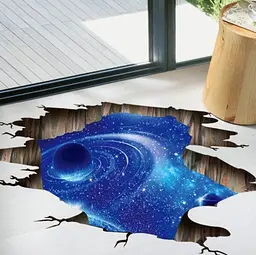 Підлогова 3D наклейка "Космос" - розмір наклейки 60*90 см