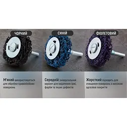 Круг зачисний Alloid Building Tools корал з тримачем для дриля 100 мм (SD-100223) - мініатюра 8
