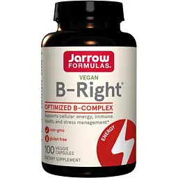 Вітаміни та мінерали Jarrow Formulas B-Right, 100 капсул
