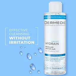 Міцелярна вода Dermedic Hydrain 3 Hialuro H2O 500 мл (5901643174569) - мініатюра 3