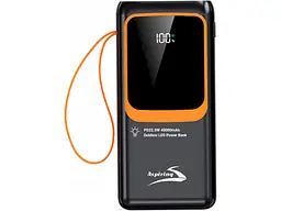 Зовнішній акумулятор (Power Bank) Aspiring Light 40 40000mAh Black (PPLH.L04)