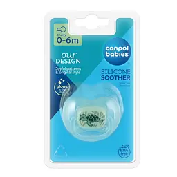 Пустушка Canpol babies Love&Sea силіконова кругла 0-6 місяців в асортименті (34/900) - мініатюра 5
