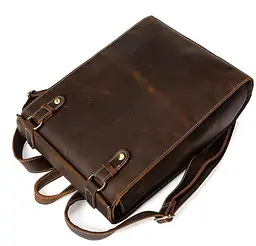 Шкіряний рюкзак Vintage 29х41х12 см sum0012666 - мініатюра 5
