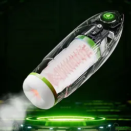 Смарт-мастурбатор BANANASOME ROCKET X7, вібрації, стискання, імітація фрикцій, підігрів - мініатюра 4