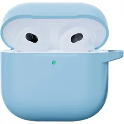Чохол Silicone Case для Apple AirPods 4 Light Blue [122745] - мініатюра 2