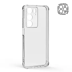 Прозрачный чехол для Realme C75 4G/C75x 4G с защитой камеры и усиленными бортами, тонкий, силиконовый, бесцветный, ударопрочный, противоударный бампер с закрытой камерой, ArmorStandart (ARM82890) - мініатюра 2